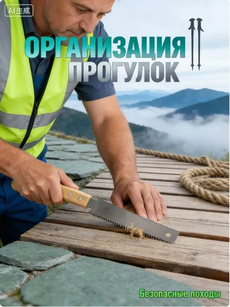Пила ручная по дереву, ножовка японского типа