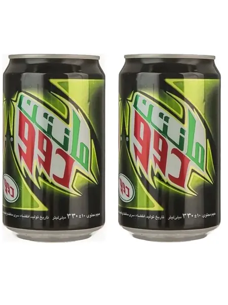 Газированный напиток Mountain Dew Иран, 2 шт по 330 мл