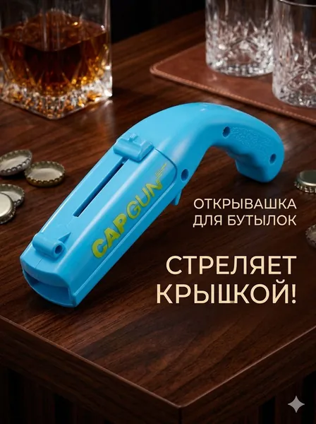 Открывалка abs пластик 1 шт синий