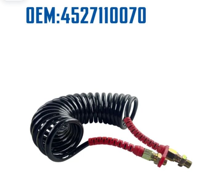 Шланг спиральный пневматический ZM66002 (4527110070) M16x1.5 черный для тормозной системы тягача и прицепа