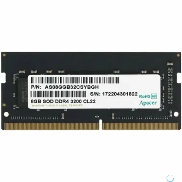 Apacer Оперативная память DDR4, 3200 МГц, 1 x (AS08GGB32CSYBGH)