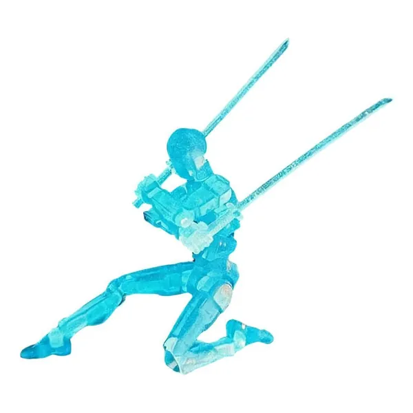 Фигурка T13 подвижная 3D печать 14.5 см, робот-манекен с аксессуарами и сменными кистями, светящаяся в темноте модель для декора и рисования, экшн-фигурка антистресс