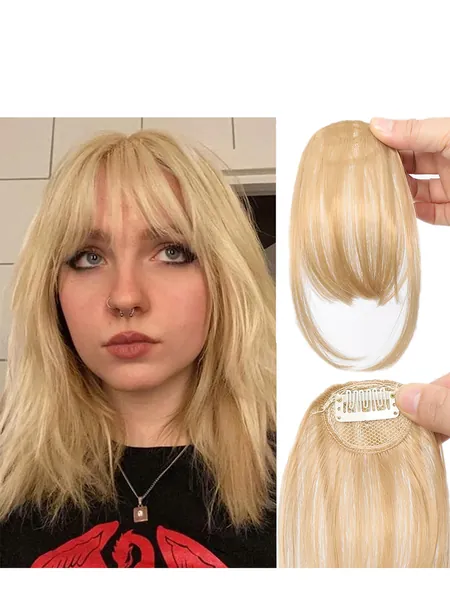 Парик из химического волокна, воздушная челка