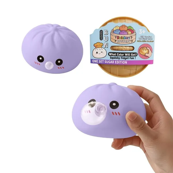 Сенсорная игрушка-пирожок, Фиолетовый