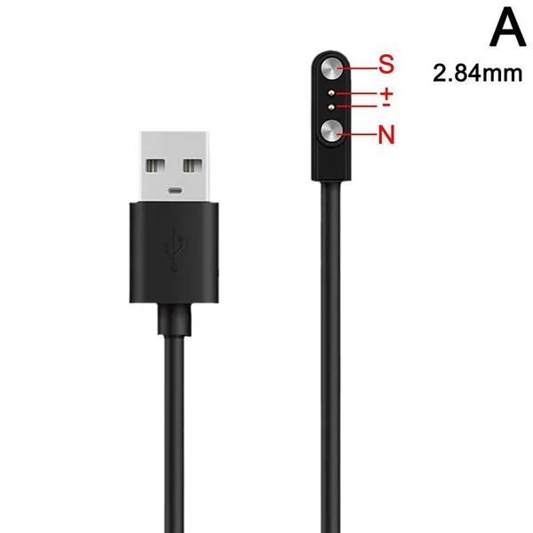 Кабель для фитнес-браслета, 0.5 м, черный