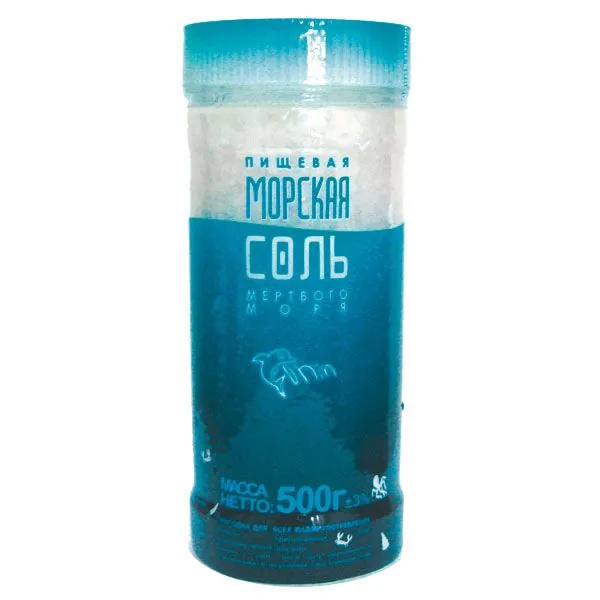 Соль МЕРТВОЕ МОРЕ морская пищевая садочная 500г