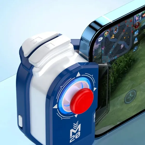 МИЛАНФУРД Геймпад Геймпад Magic MB02, универсальный, белый, для Android/iOS, Bluetooth, синий