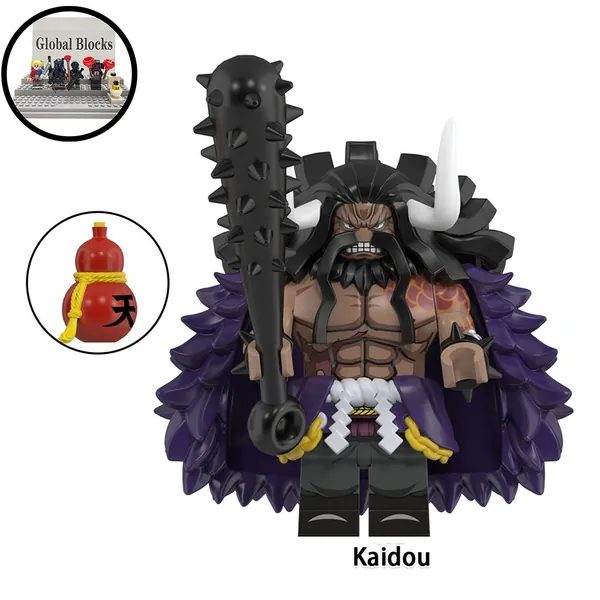 фигурок Конструктор минифигурки (совместим с лего), ONE PIECE 4.5см-пакет/ Kaidou Y1756