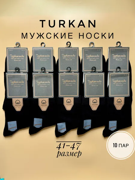 Носки мужские, 10 пар