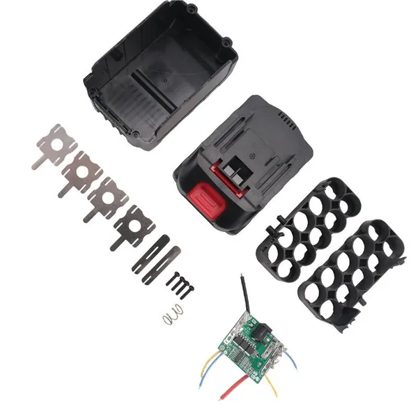 Продажа- 21V Аккумуляторный Блок 10S Для Литий-Ионных Аккумуляторов 18650 16.8V 4S Корпус Батареи PCBA Аксессуары