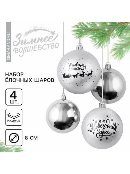 Новогодние шары ёлочные