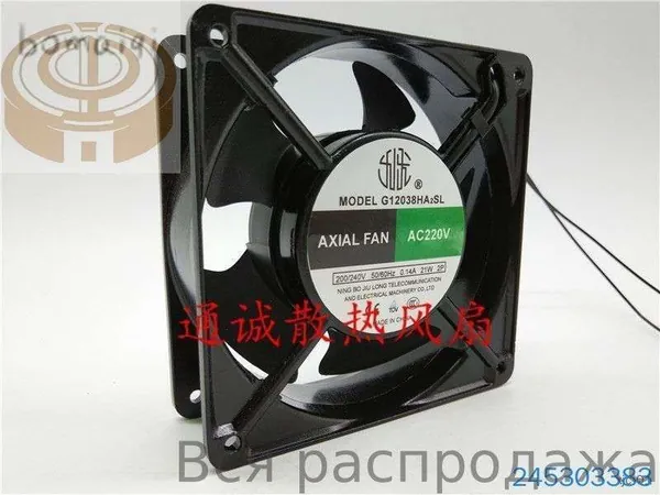 G12038HA2SL AC220V AXIAL FAN 0.14A 12 см, сварочный аппарат, вентилятор охлаждения