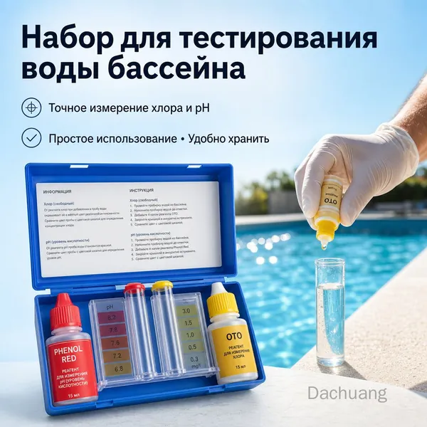 Тест-полоски для воды бассейна