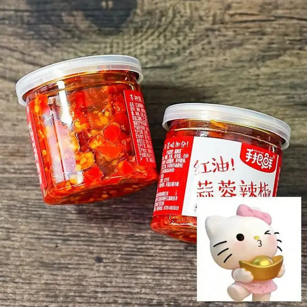 Китайские снеки азиатские продукты соус/Аджика,чесночный привкус