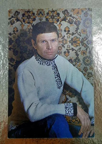Календарь коллекционный карманный советский СССР 1990 г. Актёры советского кино В. Спиридонов.