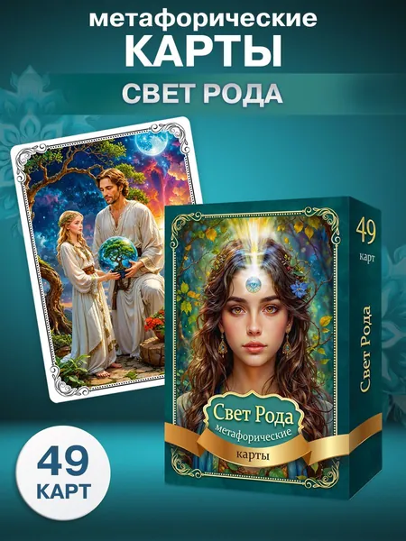 Метафорические ассоциативные карты Свет Рода с инструкцией