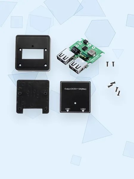 Универсальное двойное USB-зарядное устройство для солнечных панелей и АКБ
