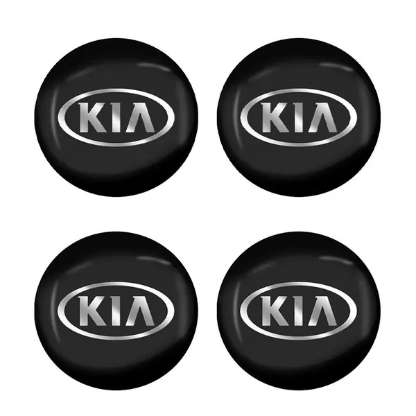 4 шт. 56 мм наклейки-эмблемы на центральные колпаки колес для Kia Sportage, Ceed, Rio, Picanto, Sorento, Rio 3, Rio 4, Soul, K2, K3. Аксессуары.
