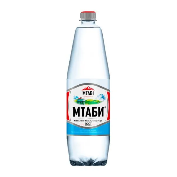 Газированная Минеральная вода лечебно-столовая Мтаби 1.25л