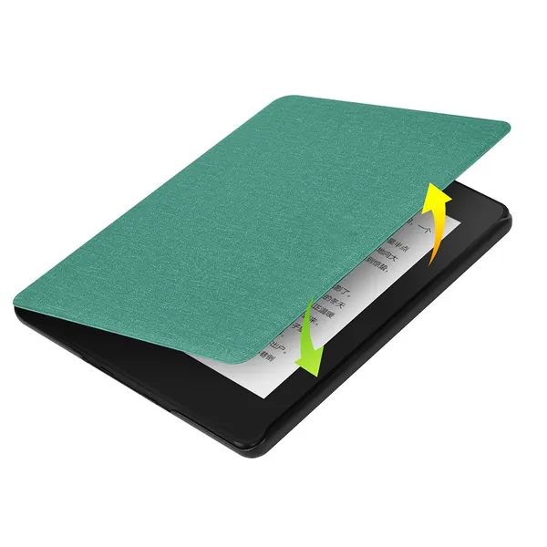 Чехол для Kindle Paperwhite 12-го поколения 2024 года и Kindle Colorsoft Signature Edition (7 дюймов), из водонепроницаемой PU кожи с автоматическим пробуждением