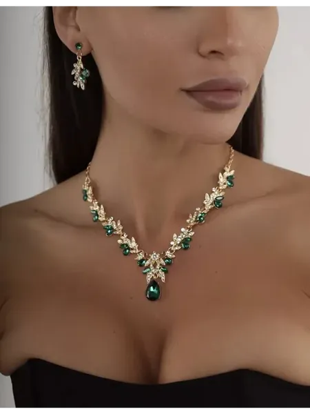 набор колье и серьги