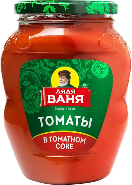 Томаты в томатном соке ДЯДЯ ВАНЯ, 680г 2 шт.