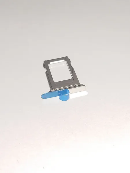 Сим лоток для Apple iPhone 14 Pro / iPhone 14 Pro Max (серебристый), Держатель СИМ карты Apple iPhone 14 Pro / iPhone 14 Pro Max (серебристый), Контейнер SIM, SIM holder (серебристый)