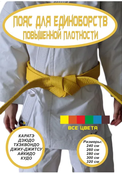 Пояс для единоборств
