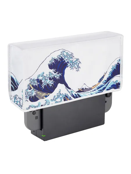 PlayVital чехол для док-станции Nintendo Switch, Switch OLED The Great Wave, нейлоновый пылезащитный чехол с мягкой подкладкой, водостойкий защитный чехол от царапин для дома и хранения