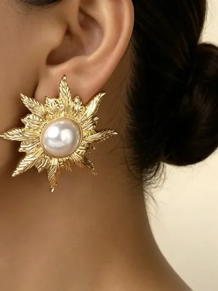 Серьги крупные с камнем бижутерия из пинтерест
