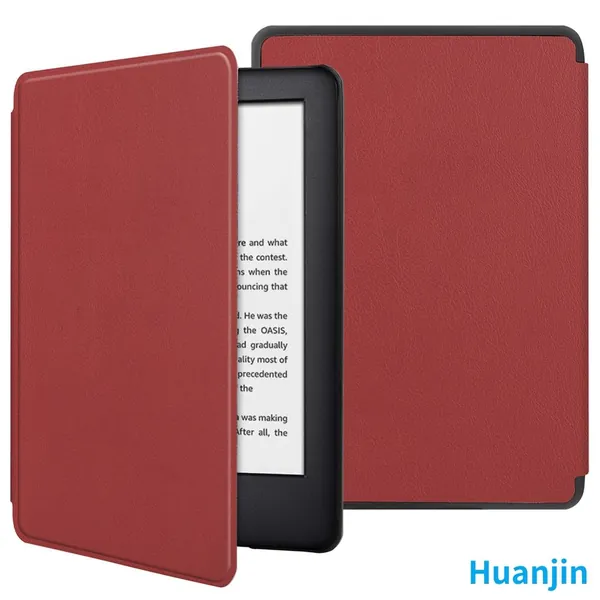 Чехол для Kindle Paperwhite 12-го поколения и Colorsoft Signature Edition 7 дюймов, виниловый, бордовый