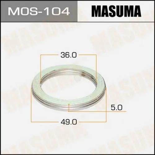 Кольцо уплотнительное глушителя Toyota MOS104 Masuma