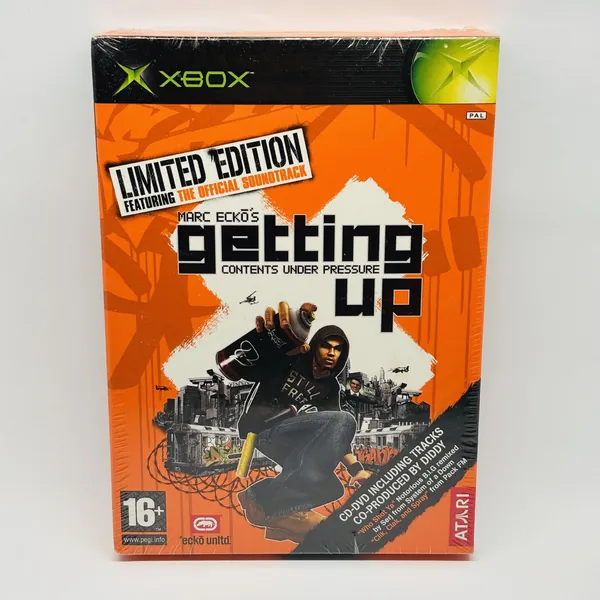 Игра Marc Ecko's Getting Up Contents Under Pressure Limited Edition Xbox Original (Лицензия) (Xbox, Английская версия)