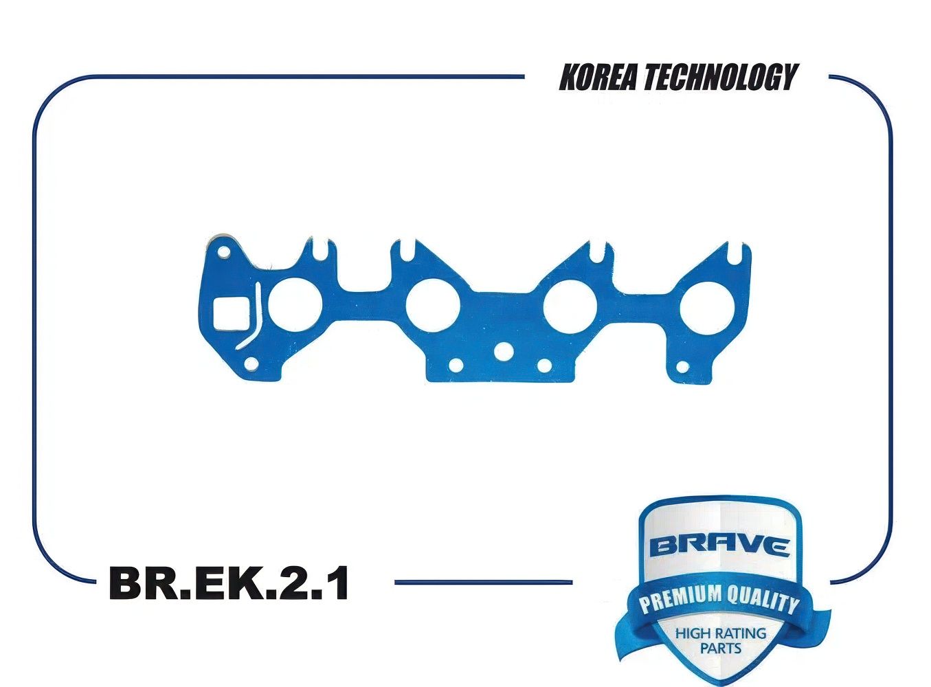 Прокладка коллектора впускного для Дэу Нексия, Ланос арт BREK21 Brave