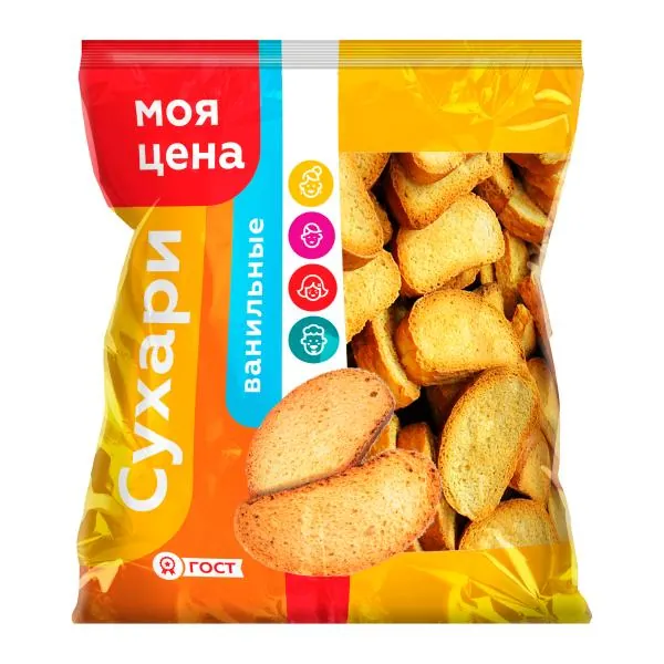 Сухари ванильные Моя цена 350г