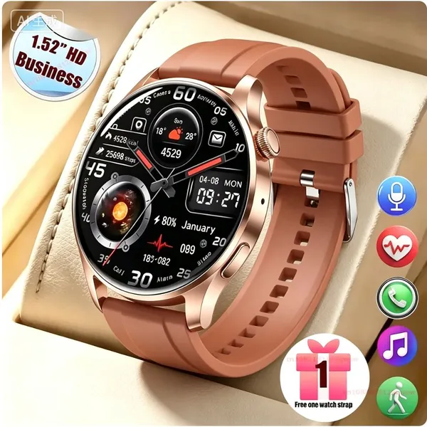Смарт-часы, watch 5 pro,Звонки, информационные напоминания, частота сердечных сокращений, мониторинг сна, отслеживание физических упражнений и физической формы, прогноз погоды, воспроизведение музыки,Будильник, шагомер, подсчет калорий