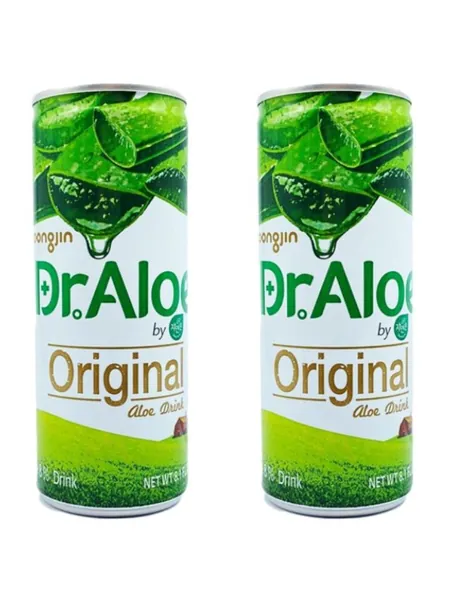 woongjin Напиток безалкогольный Dr. Aloe, 240 мл, 2 шт