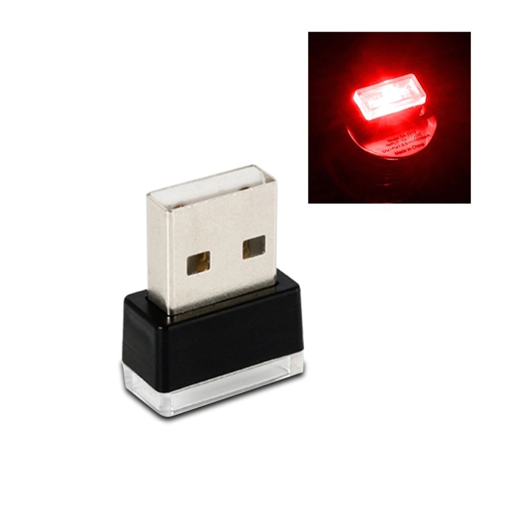 Автомобильные Мини-USB СВЕТОДИОДНЫЕ лампы окружающего света Декоративные атмосферные лампы для интерьера