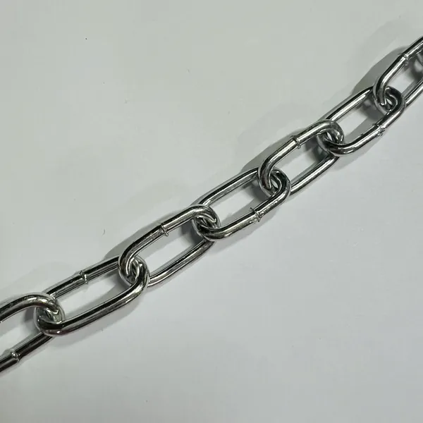 Цепь короткозвенная 3 мм цинк (DIN 766) - 1 м