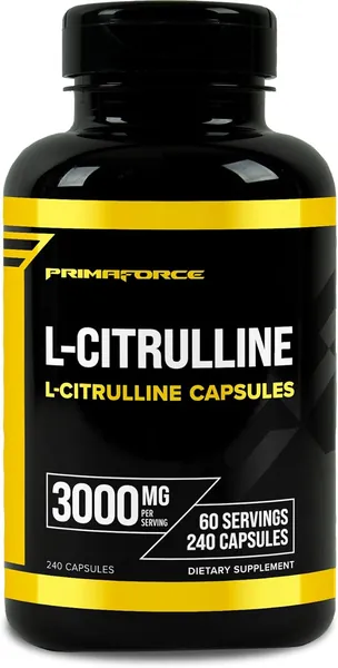Primaforce L-цитруллин 3000mg, 240 капсул, 60 порций