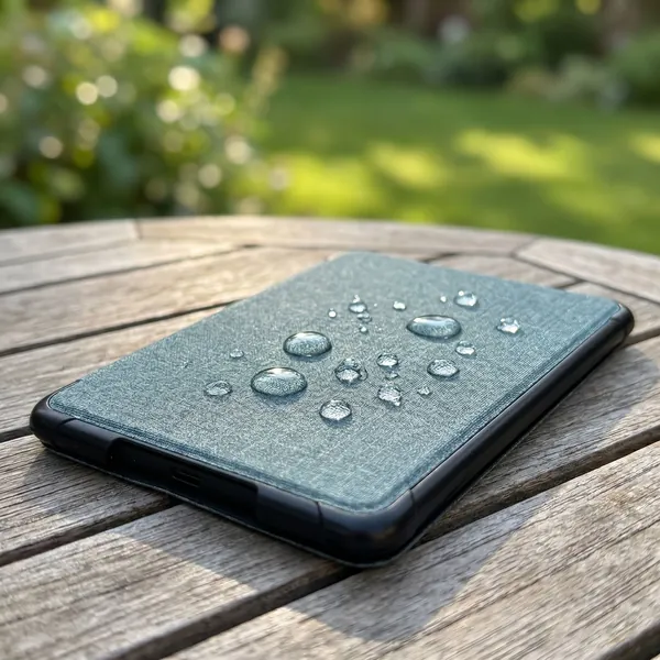 Чехол для Kindle Paperwhite 12-го поколения и Colorsoft Signature Edition, зелёный, тканевая текстура
