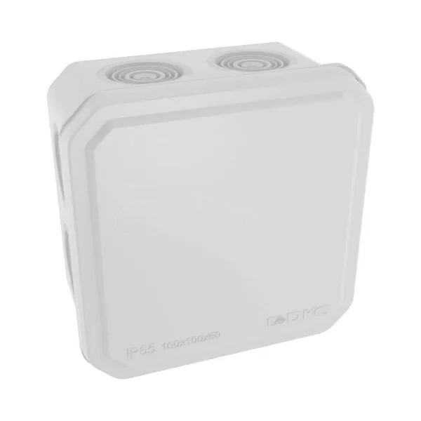 Коробка распределительная DKC 100х100х50 мм с кабельными вводами IP55 Express 53800