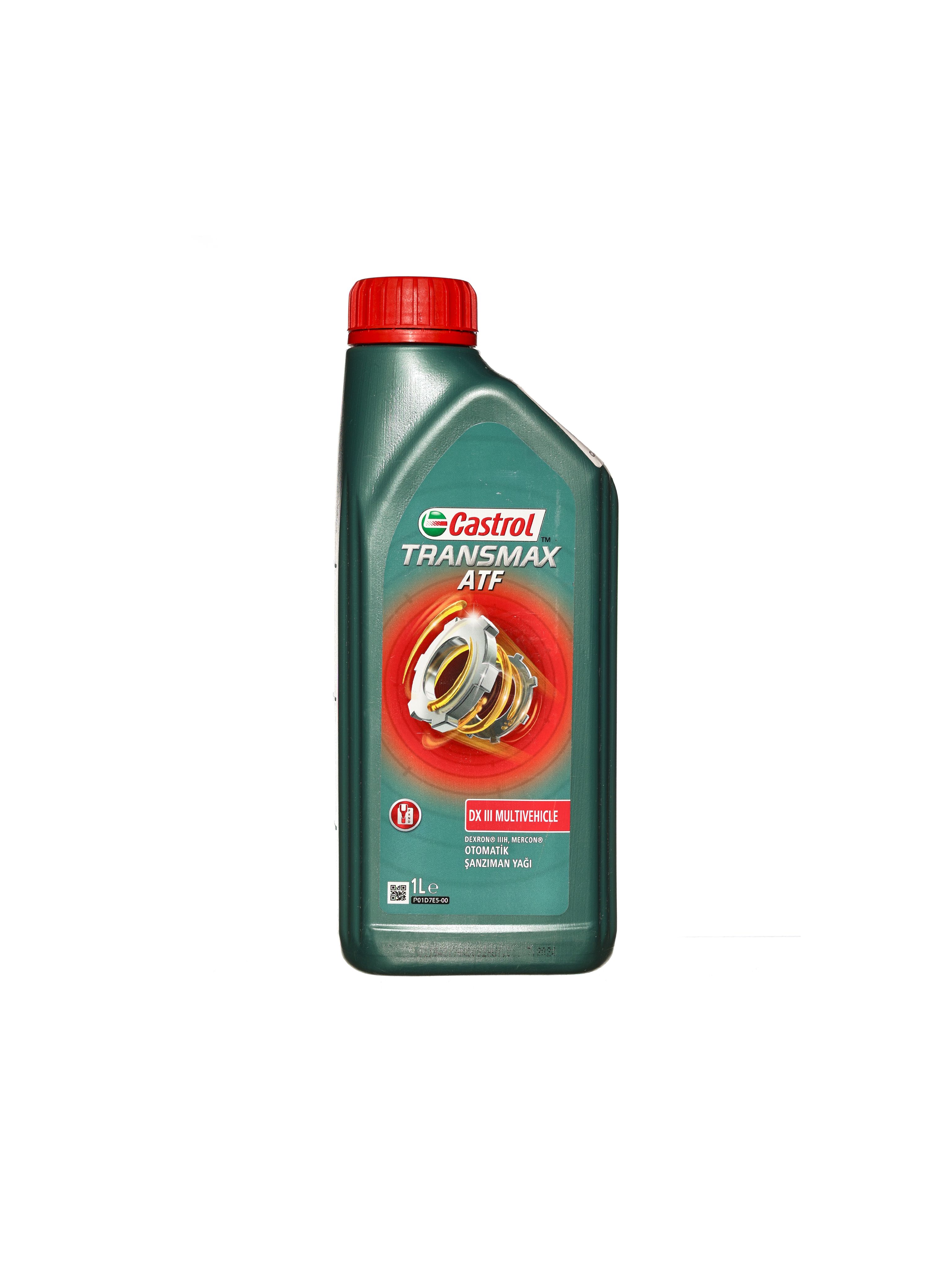 Масло трансмиссионное полусинтетическое Castrol Transmax ATF DX III Multivehicle (15D676), 1 л.