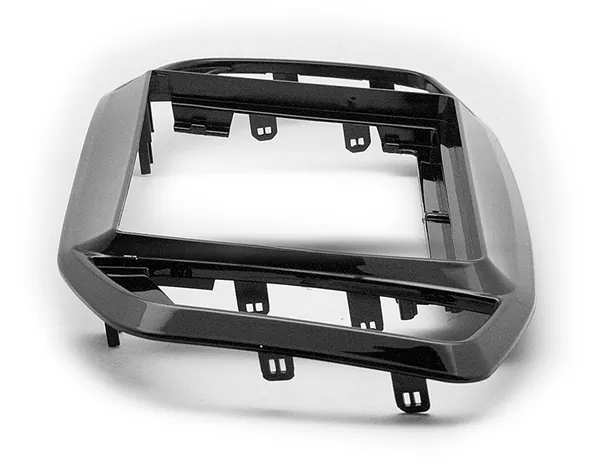 Рамка переходная 9.0" на GEELY (Джили Емгранд Кс7 Висион) Emgrand X7 Vision X6 Haoqing SUV 2014-2020, переходник установка автомагнитолы Android в штатное место, глянцевый черный