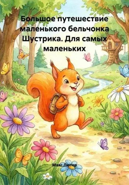 Большое путешествие маленького бельчонка Шустрика. Для самых маленьких | Лютер Макс | Электронная книга