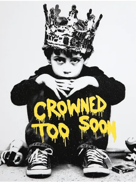 Постер Мальчик с короной 'Crowned Too Soon'