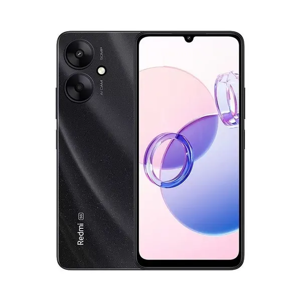 Xiaomi Смартфон Оригинальный Redmi 13C 5G смартфон 5000mAh размер 6100+ 6.74" ультра-большой дисплей 50MP+5MP AI камера 18W батареи глобальная версия Global 4/128 ГБ, Nano-SIM, черный