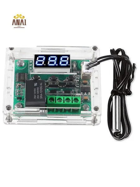 U4W1209 DC 12V Плата цифрового контроллера температуры -50-110 C Электронный переключатель модуля управления температурой (1 шт.)