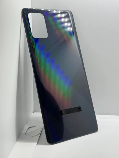 Задняя крышка для Samsung A715 Galaxy A71 (черный)