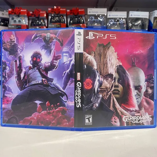 Игра "Marvel s Guardians of the Galaxy/ Cтражи Галактики" PS5 - Кастомная обложка для диска